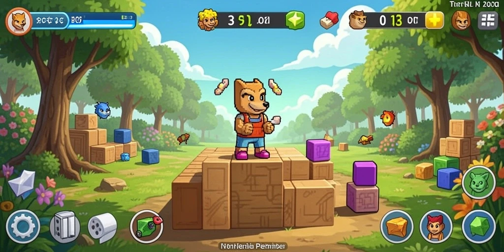 Screenshot gameplay 33L menampilkan tantangan teka-teki yang menarik.