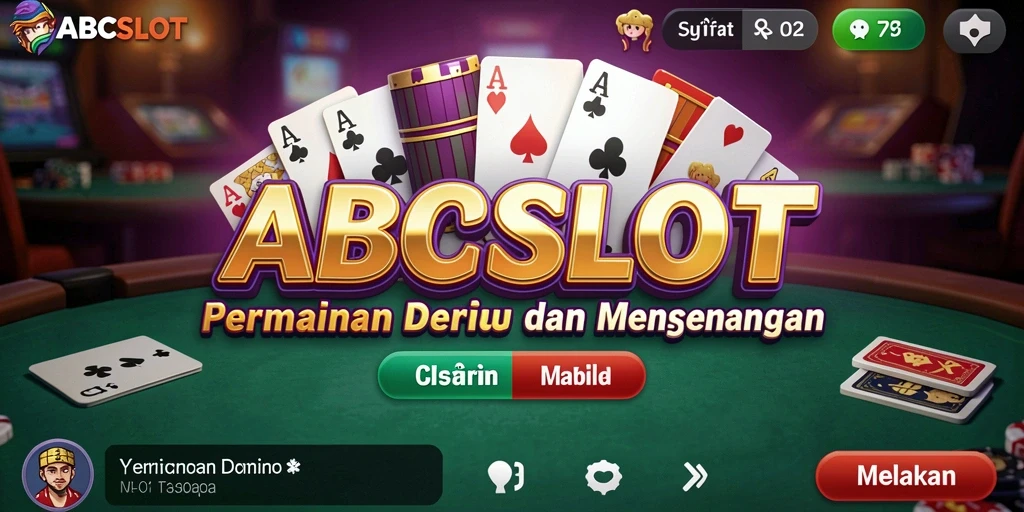 Tampilan gameplay ABCSLOT yang menarik dan menyenangkan.