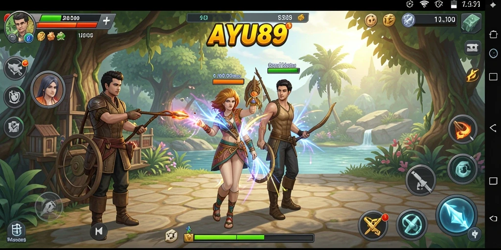 Tampilan gameplay AYU89 yang menegangkan dan penuh strategi.