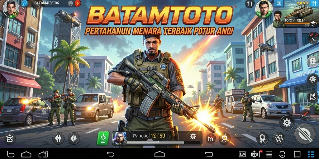 Tampilan gameplay menarik dari BATAMTOTO Tower Defense.