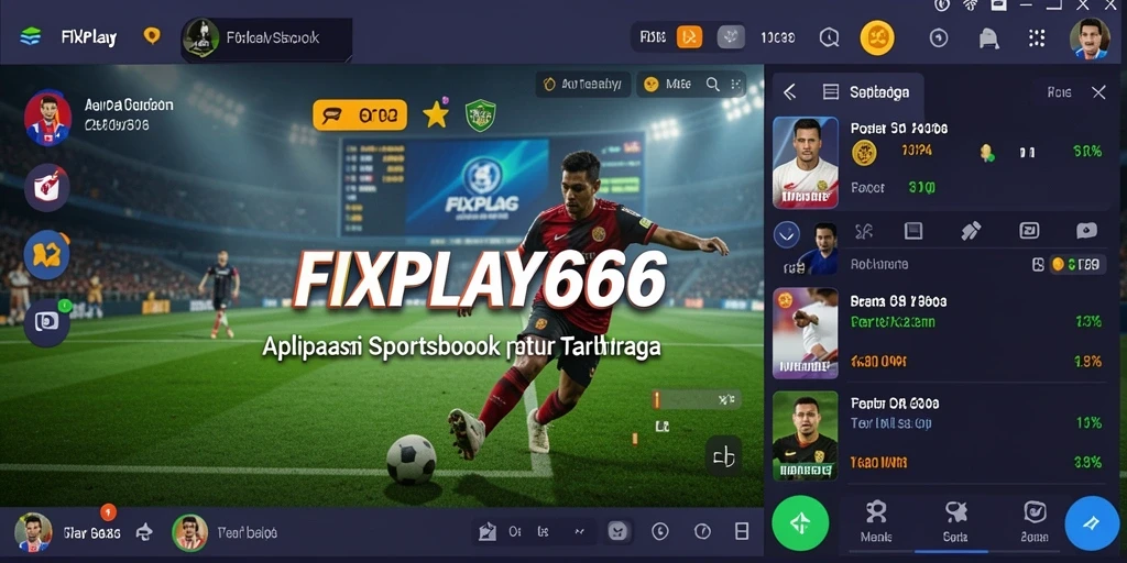 Screenshot FIXPLAY666 menampilkan pengalaman taruhan olahraga yang seru dan interaktif.