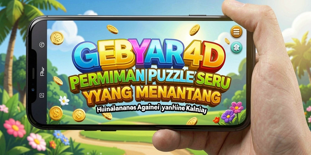 Tampilan gameplay GEBYAR4D yang menantang dan seru.