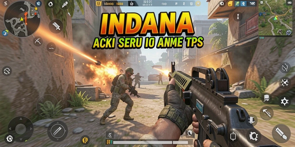 Tampilan gameplay mendebarkan dari INDAAA yang menghadirkan aksi seru.