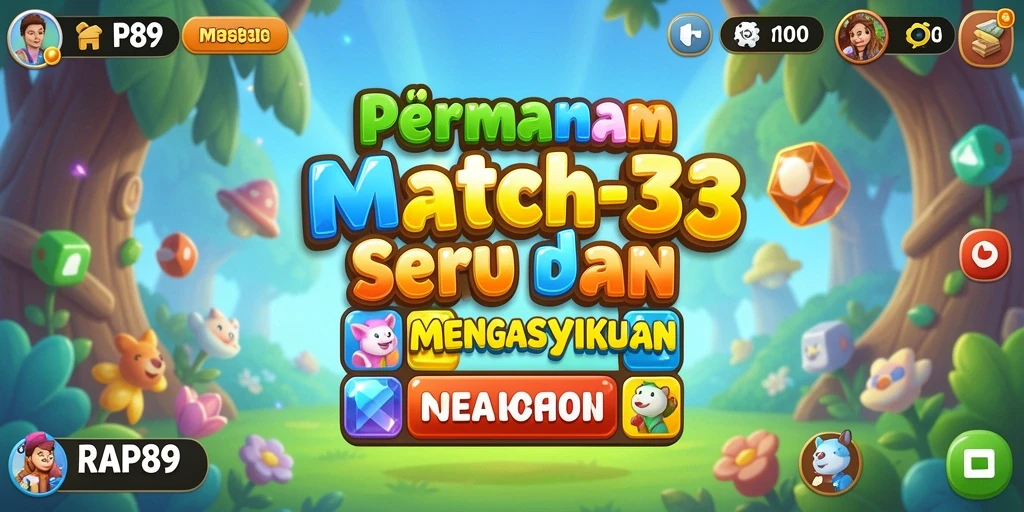 Tampilan gameplay seru dan penuh warna dari RAP89.