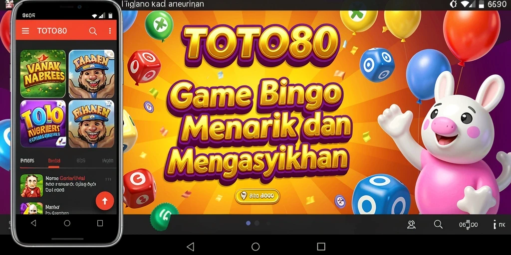 Tampilan gameplay Bingo yang menarik dari TOTO80.